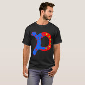 T-shirt ・ Cool Initial D Stylish Basic Dark T-shirt" ╝ (Devant entier)