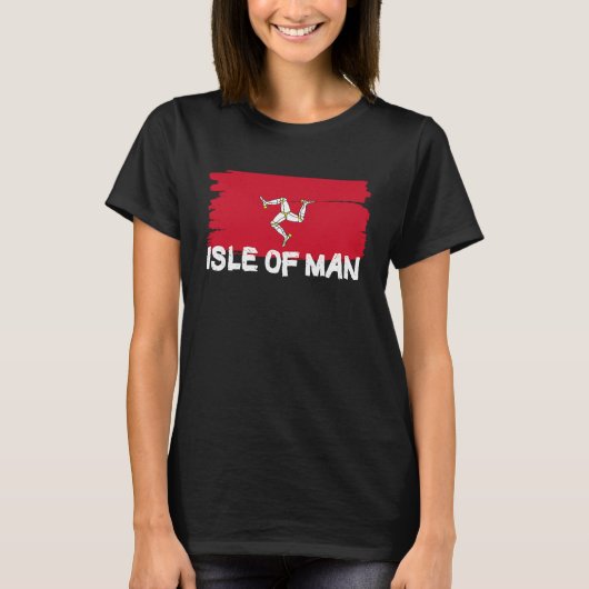 T-shirt Cool Isle of Man Flag (Devant)