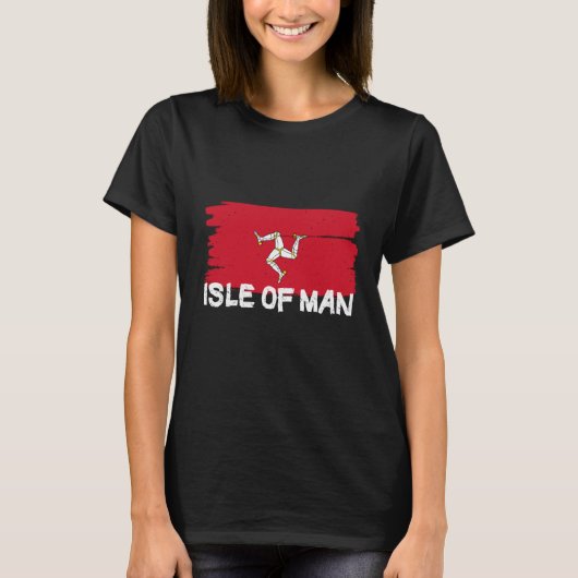 T-shirt Cool Isle of Man Flag (Devant)