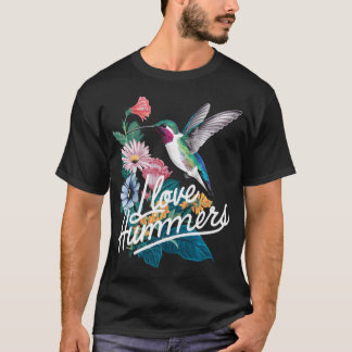 T-shirt Cool J'adore Les Colibris Colibri Oiseau-Mouche Vi