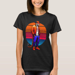 T-shirt Cool Jaguar Style urbain moderne Sunset Art rétro