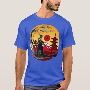 T-shirt Cool japonais art Samouraï, joli japonais voir le
