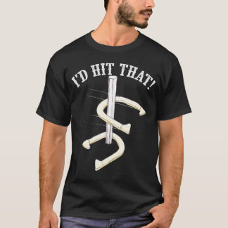 T-shirt Cool Je Frapperais Ce Drôle Joueur De Pitching En