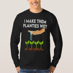 T-shirt Cool Je Leur Rends Planties Humides