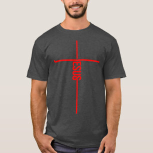 T-shirt Cool Jésus Croix Cadeau Pour Hommes Femmes Foi Dr