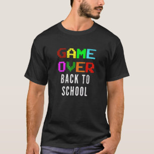 T-shirt Cool Jeu De Retour À L'École Maternelle Enseignant