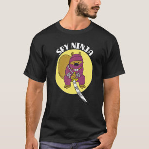 T-shirt Cool Jeu Spy Beaver Ninja Gamer Boys Girls