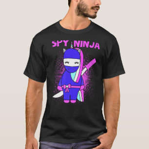 T-shirt Cool Jeu Spy Unicorn Ninja Gamer Garçon Fille Enfa