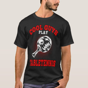 T-shirt Cool Jouent Au Tabletennis Jeune Tennis De Table J