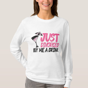 T-shirt Cool Juste Divorcé Cadeau Pour Femmes Drôle Achete