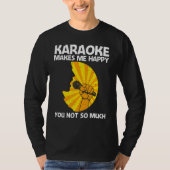 T-shirt Cool Karaoke For Men Women Singer Karaoke Machine  (Devant)