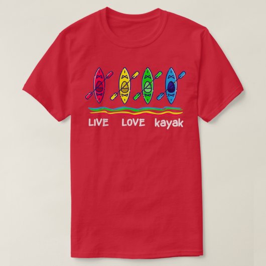 T-shirt Cool Kayaks pour l'aventure extérieure kayak de me (Design devant)