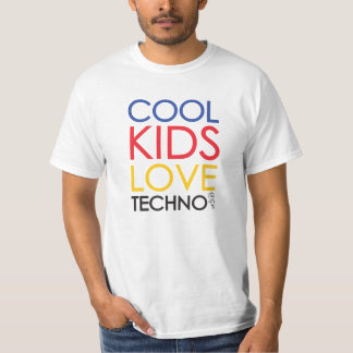 T-shirt Cool Kids Love Techno Shirt
