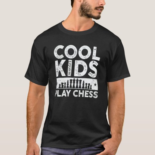 T-shirt Cool Kids Play Chess Player For Chess  Boys  3 (Devant)