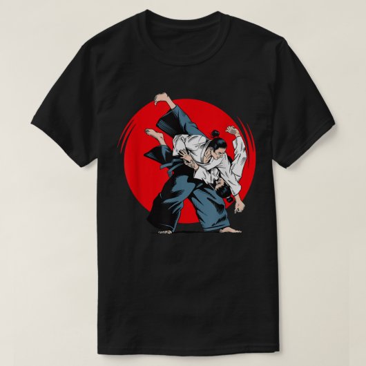 T-shirt Cool Kung Fu Man Combattre les arts martiaux Wushu (Design devant)