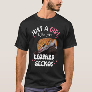T-shirt Cool Leopard Gecko Pour Filles Femmes Pet Lizard R