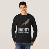 T-shirt Cool Leopard Gecko Pour Hommes Papa Tiny Dinosaur (Devant entier)
