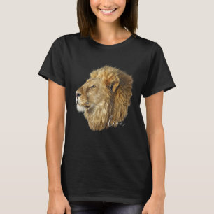 T-shirt Cool Lion Art Felidae Wildcat Animal Nouveauté