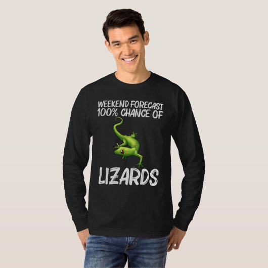T-shirt Cool Lizard Pour Hommes Femmes Gecko Green Reptile (Devant entier)