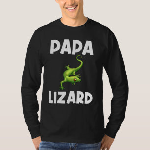 T-shirt Cool Lizard Pour Hommes Père Gecko Green Reptile A