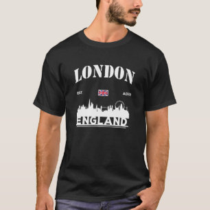 T-shirt Cool Londres Angleterre City Anglais Voyage Anglai