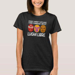 T-shirt Cool Lucha Libre Pour Hommes Femmes Luchador Guerr