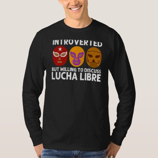 T-shirt Cool Lucha Libre Pour Hommes Femmes Luchador Guerr (Devant)
