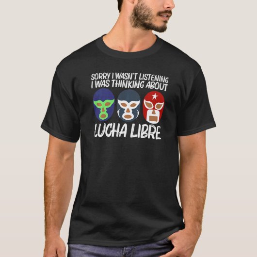 T-shirt Cool Lucha Libre Pour Hommes Femmes Luchador Guerr (Devant)