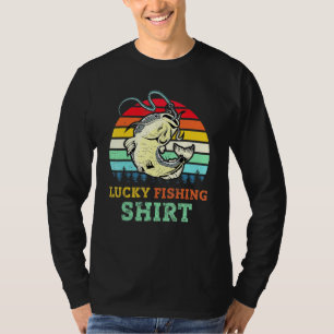 T-shirt Cool Lucky Fishing Catfish Pêcheur de poisson Catf
