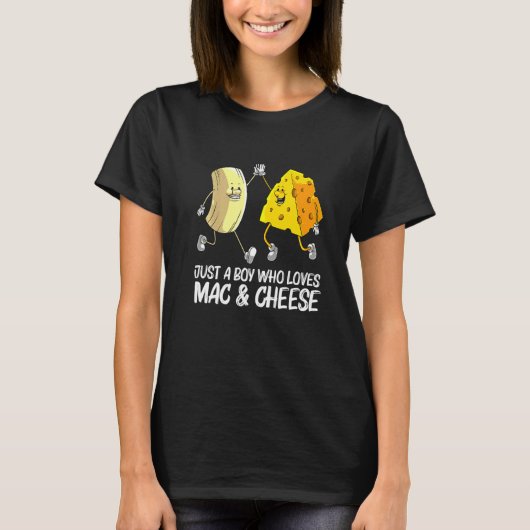 T-shirt Cool Mac & Fromage Pour Garçons Enfants Baked Chee (Devant)