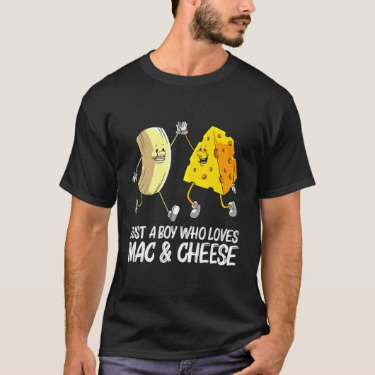 T-shirt Cool Mac & Fromage Pour Garçons Enfants Baked Chee (Devant)