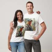 T-shirt Cool MAGA poulet avec pistolet Camouflage Casquett (Unisexe)