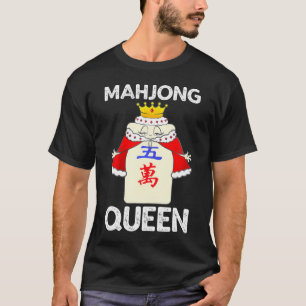 T-shirt Cool Mahjong Pour Chinois Mah Jongg Queen Player.p