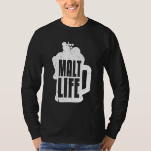 T-shirt Cool Malt Life Whiskey Beer Boire Whiskey
