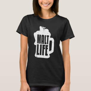 T-shirt Cool Malt Life Whiskey Beer Boire Whiskey