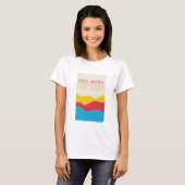 T-shirt Cool Mama Waves | Graphique rétrographique (Devant entier)