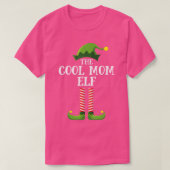 T-shirt Cool Maman Elf Correspondant Famille Groupe Noël (Design devant)