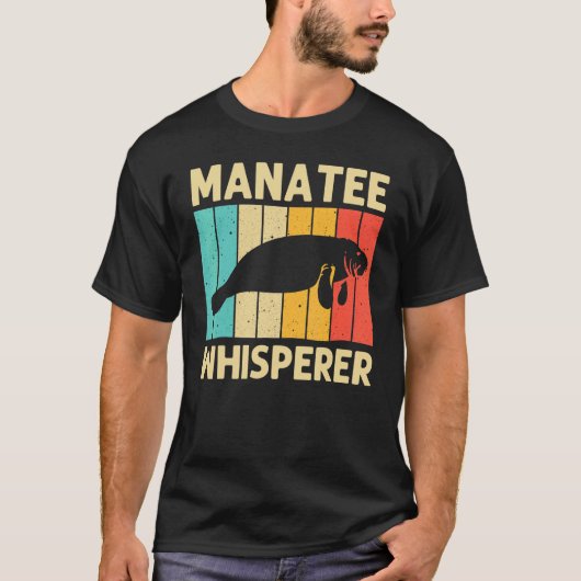 T-shirt Cool Manatee For Men Women Sea Cow Save The Manate (Devant)