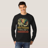 T-shirt Cool masculin Big Brothersaurus Dinosaur Rex Vinta (Devant entier)
