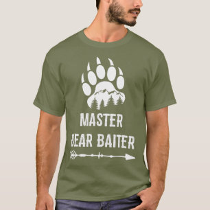 T-shirt Cool Master Bear Baiter Ours Chasse Amateurs