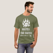 T-shirt Cool Master Bear Baiter Ours Chasse Amateurs (Devant entier)