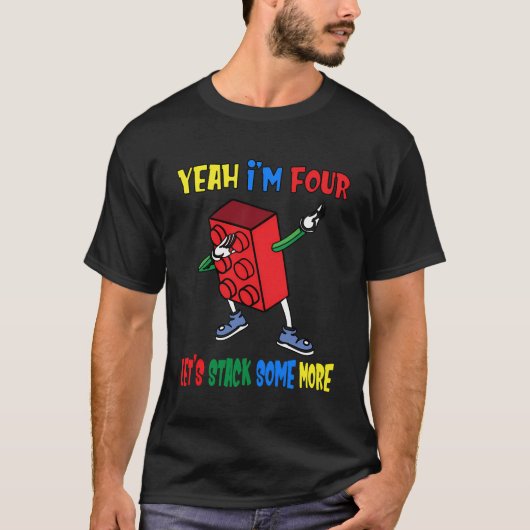 T-shirt Cool Master Builder Blocks Brick Builder Kids Shir (Devant)