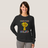 T-shirt Cool Master Builder Blocs De Construction Pour Gar (Devant entier)