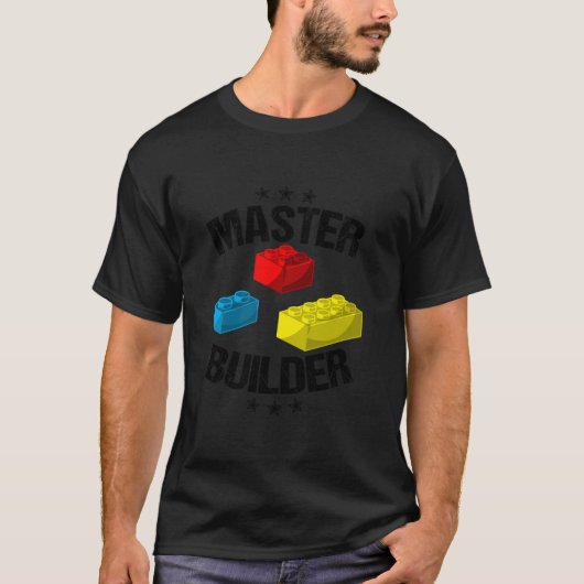 T-shirt Cool Master Builder Funny Building Block Poison Me (Devant)