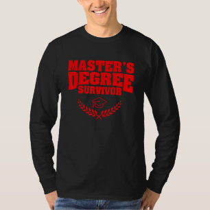 T-shirt Cool Masters Diplôme Pour Hommes Femmes Mba Diplôm