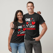 T-shirt Cool Matching Outfit Couple Fishing, One Lucky Fis (Unisexe)