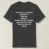 T-shirt Cool Math Geek Nerd Anglais Citation Problème Répo (Design devant)