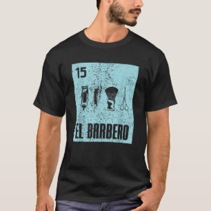 T-shirt Cool Mexicain El Barbero Coiffeurs en détresse