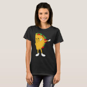 T-shirt Cool Mexique Dabbing Taco Funny Nourriture mexicai (Devant entier)