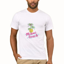 Cool Miami Beach, Floride Palm Trees Graphisme